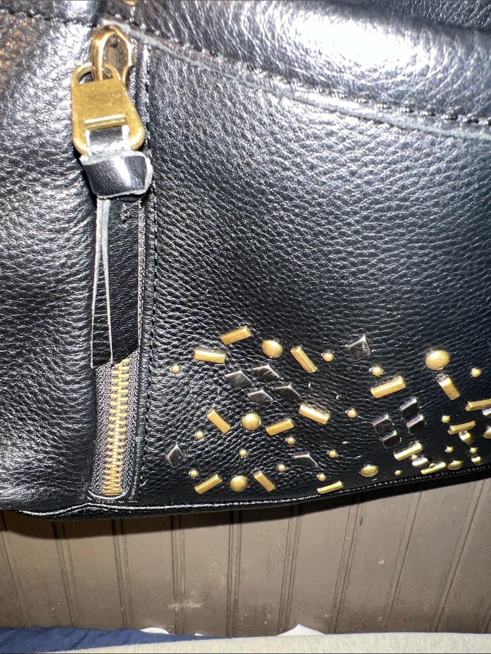 The Sak black leather hobo studded bag - Picture 3 of 9